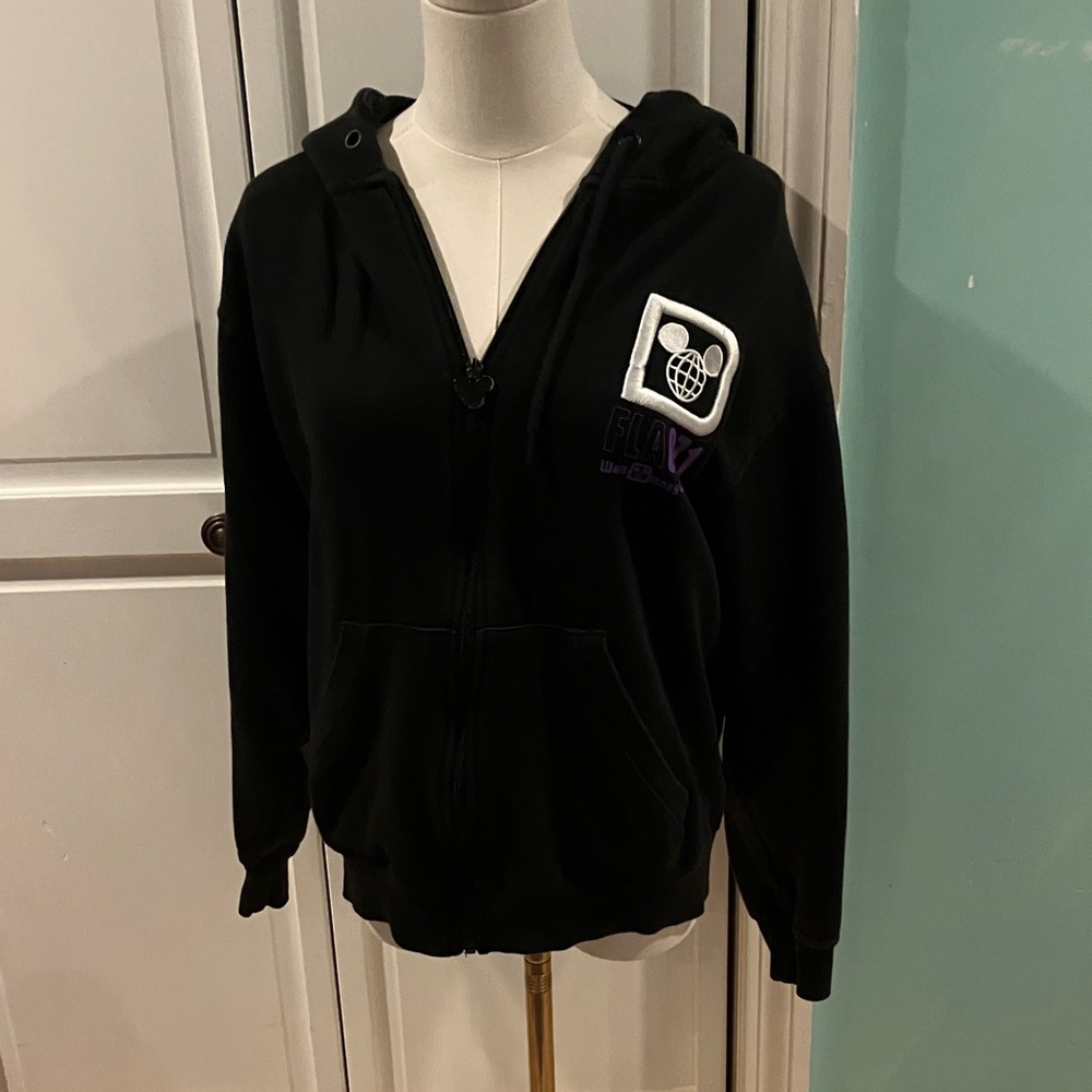 Black Hoodie with Graphic Design